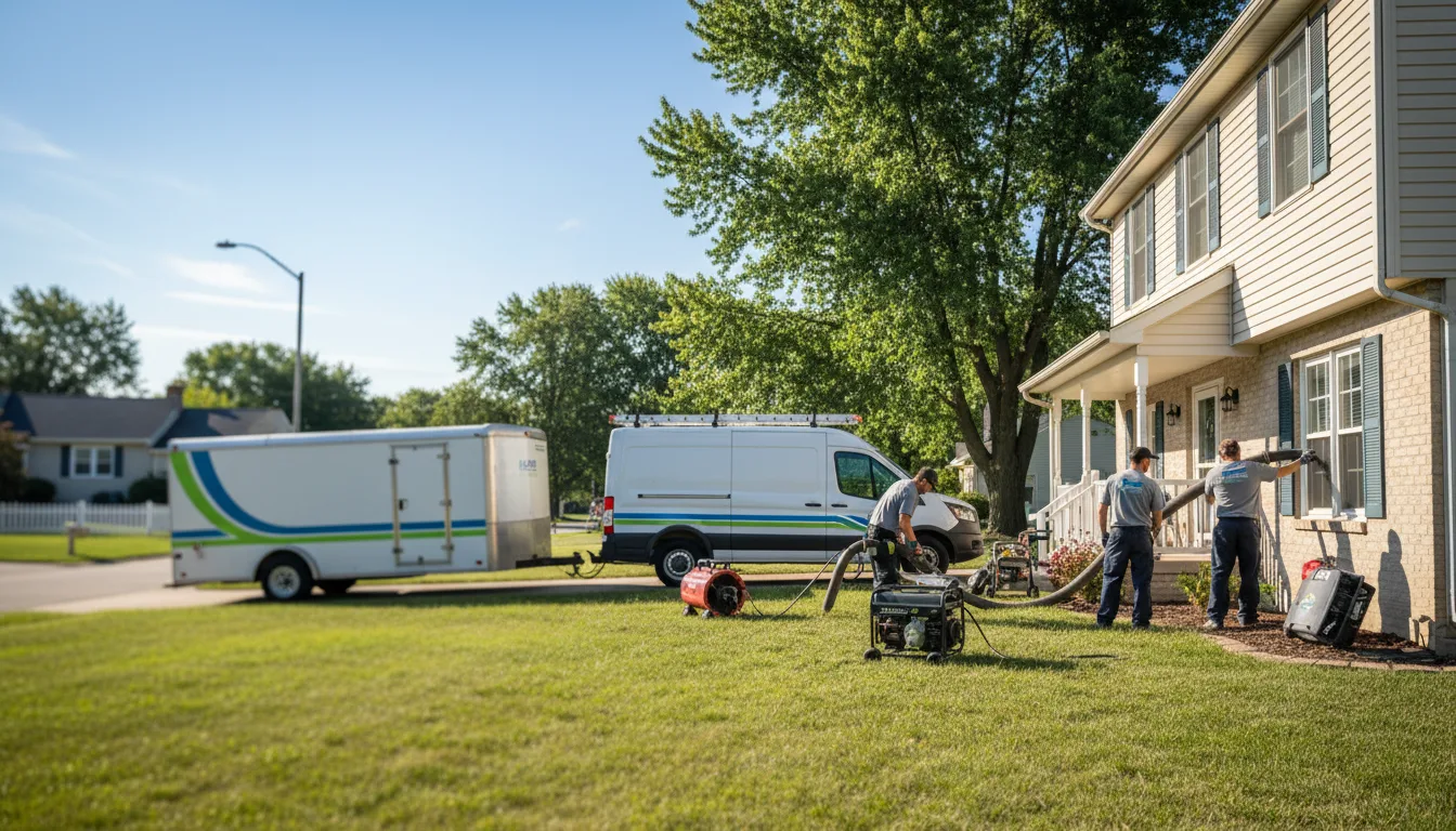 Flooded Basement Restoration And Cleanup With Repair in Falun, KS near me